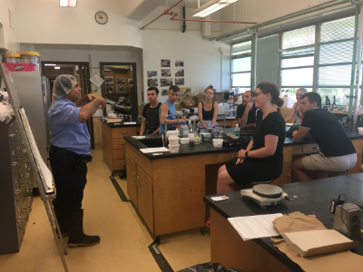 People in a lab.
